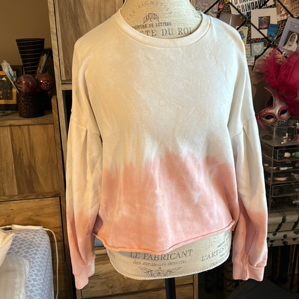 American Eagle Tie Dye Ombre Sweatshirt - Large